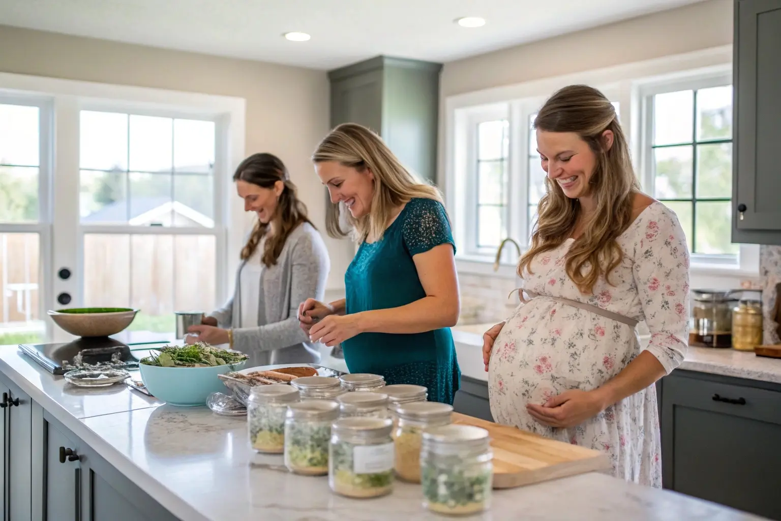 organiser une nesting party - batch cooking post partum